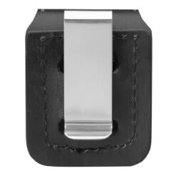 Zippo Leather Lighter Pouch, Black With Metal Belt Clip - 98001