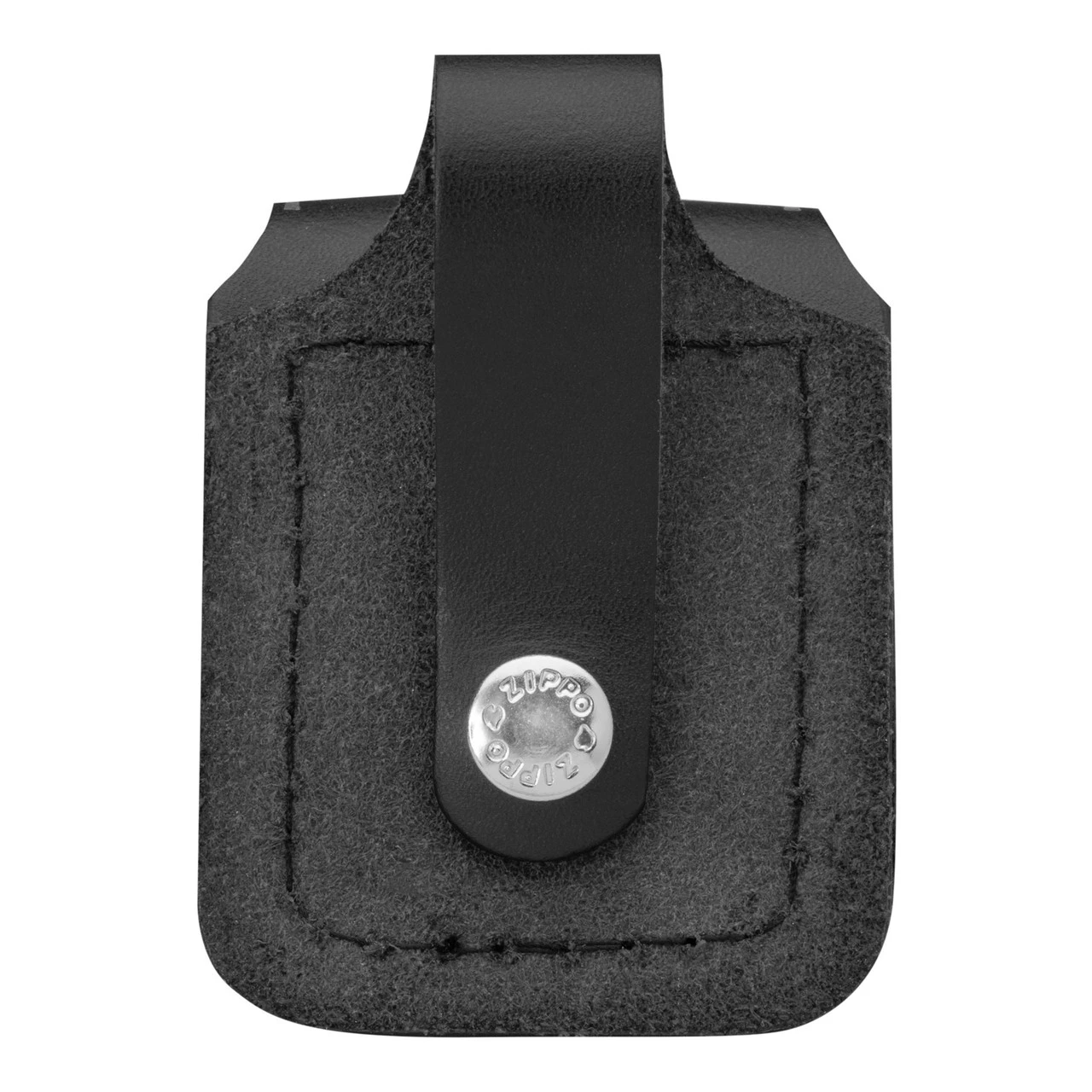 Zippo Leather Lighter Pouch, Black With Belt Loop - 98003