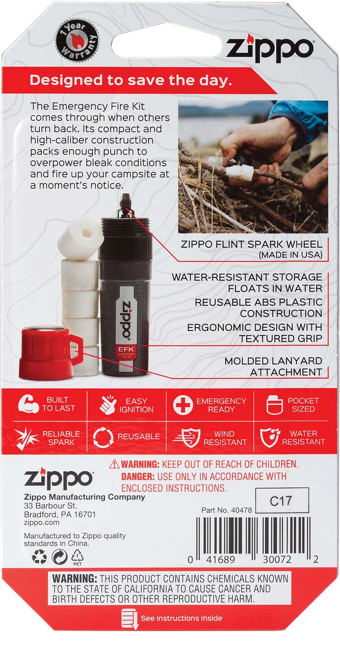 Zippo Emergency Fire Kit - 99333 - Image 7